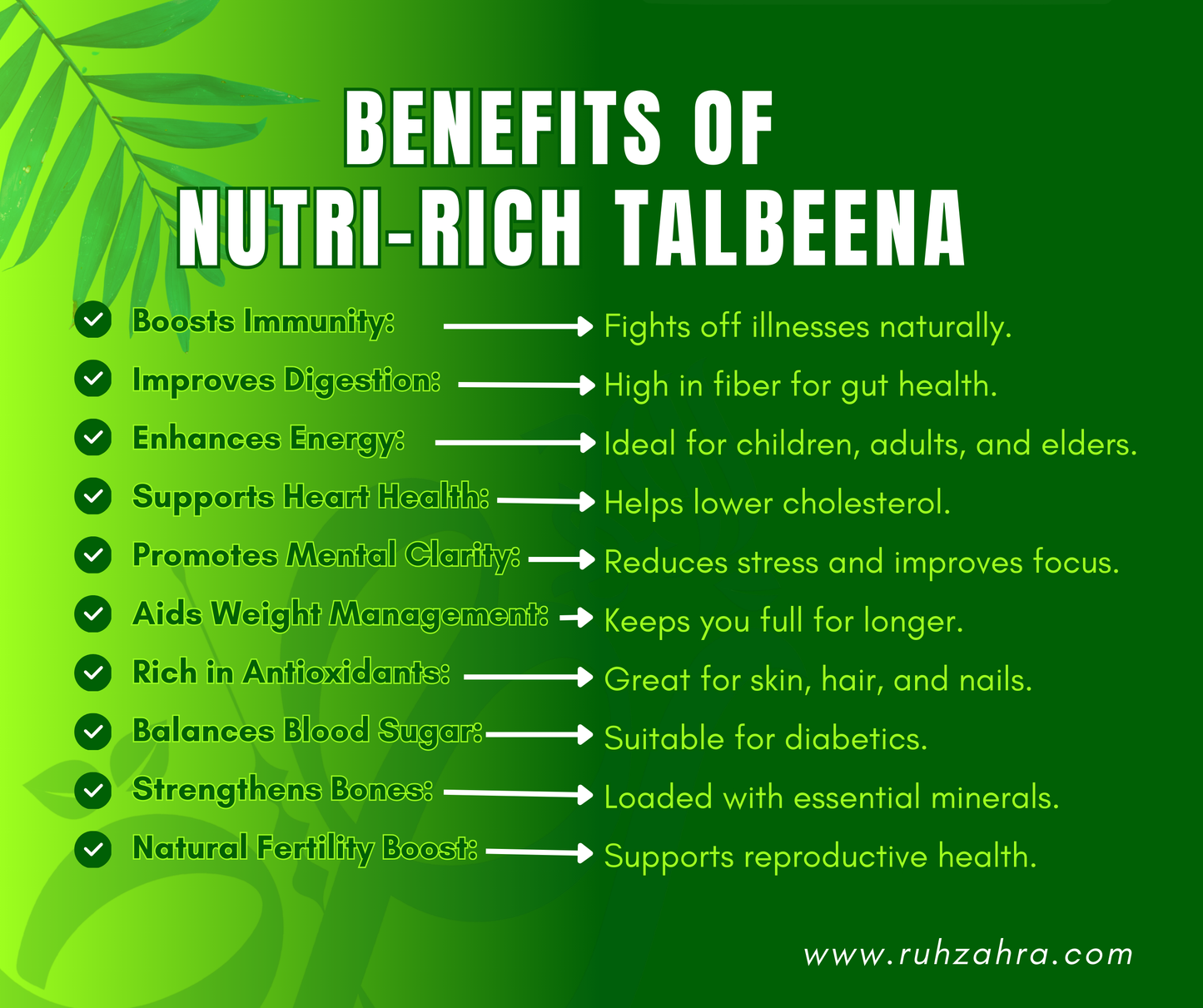 Nutri-Rich Talbeena – Regular Sugar